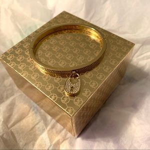 Michael Kors pave lock bracelet